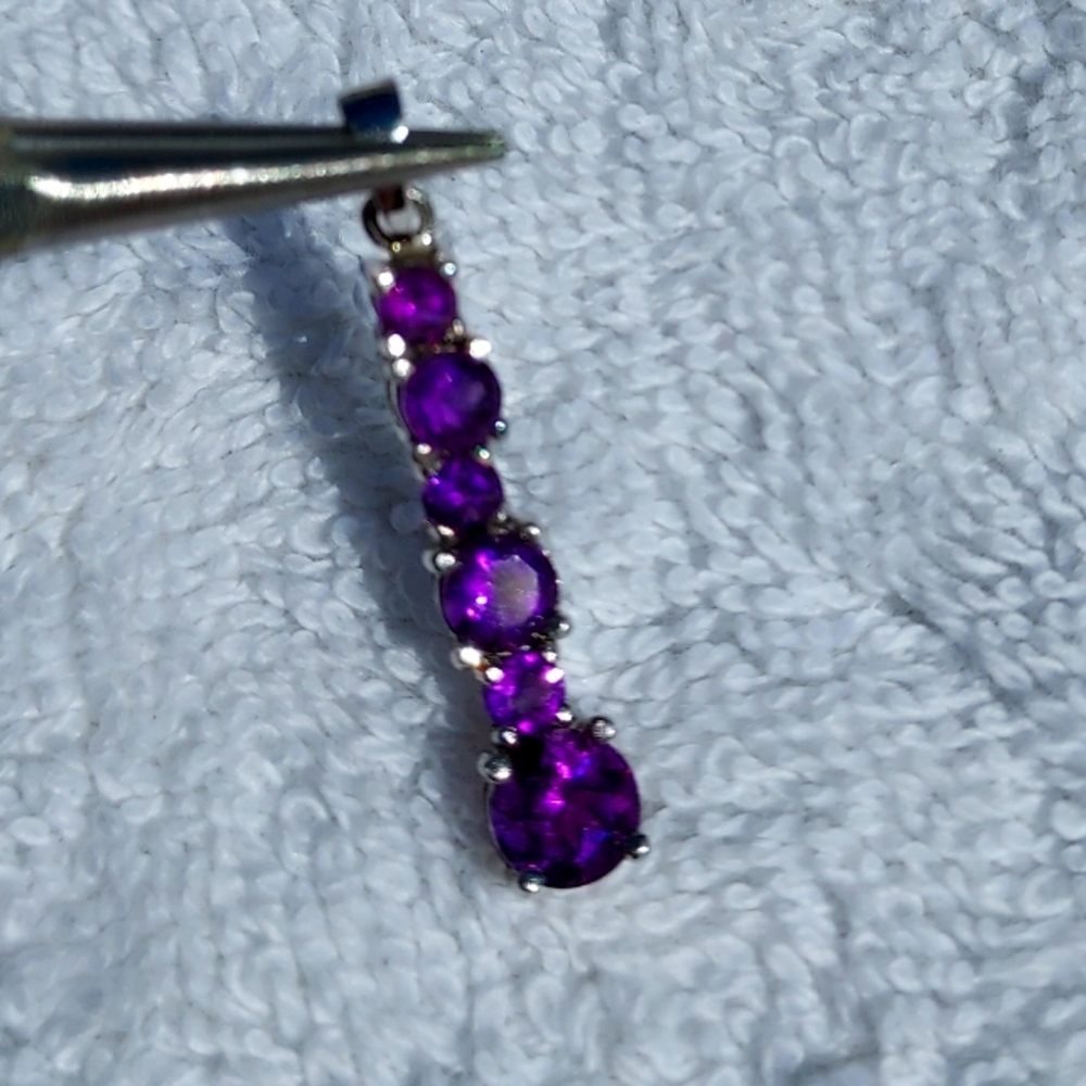 Articulated Brazilian Amethyst Pendant